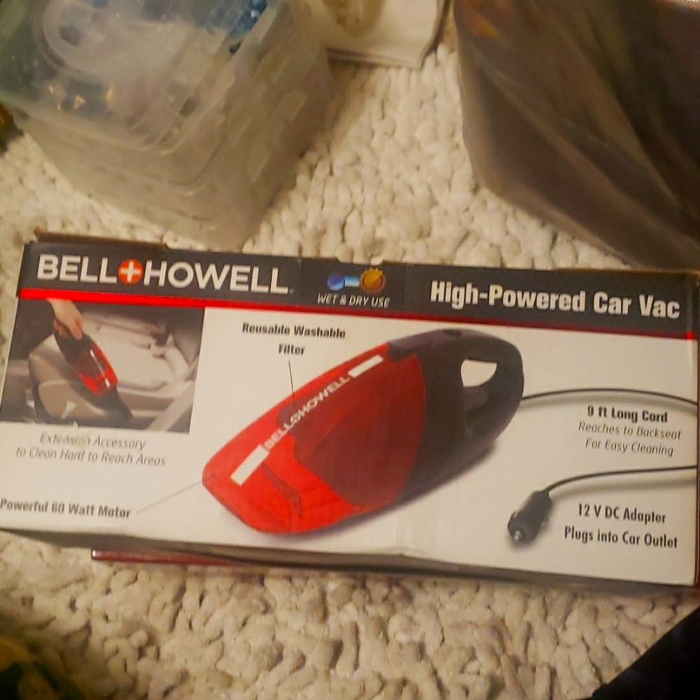 New not used car vacuum